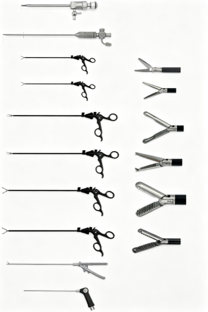 Laparoscopic Instrument Set (10-Piece)-0