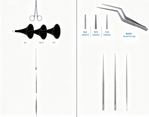 Myringotomy surgical instrument kit 9 ​​pieces-0