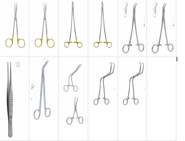 Nephrectomy Instrument Set (15-Piece)-0