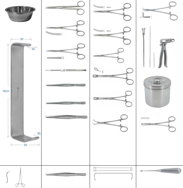 48-Piece Hemorrhoid Surgery Instrument Set-0