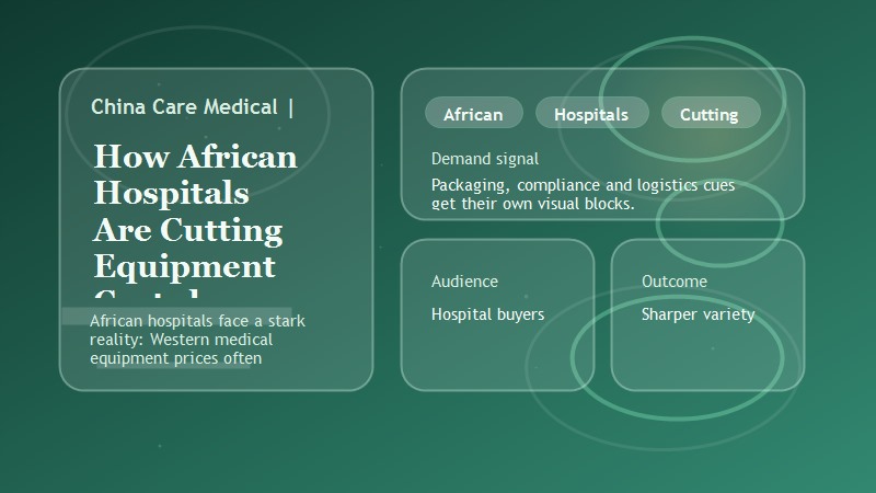 How African Hospitals Are Cutting Equipment Costs by Sourcing from China