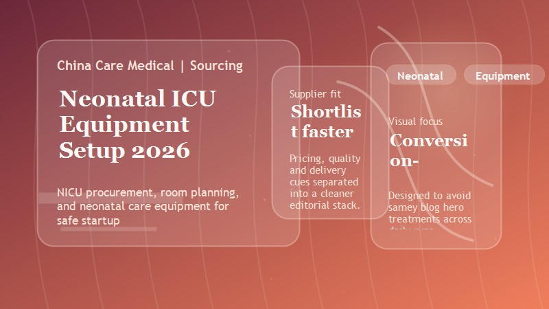 Neonatal ICU Equipment Setup 2026: NICU Procurement and Room Planning Guide