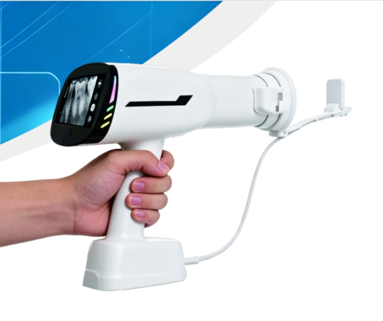 Portable all-in-one dental X-ray system with instant imaging; automatic switching between human and veterinary modes.-1
