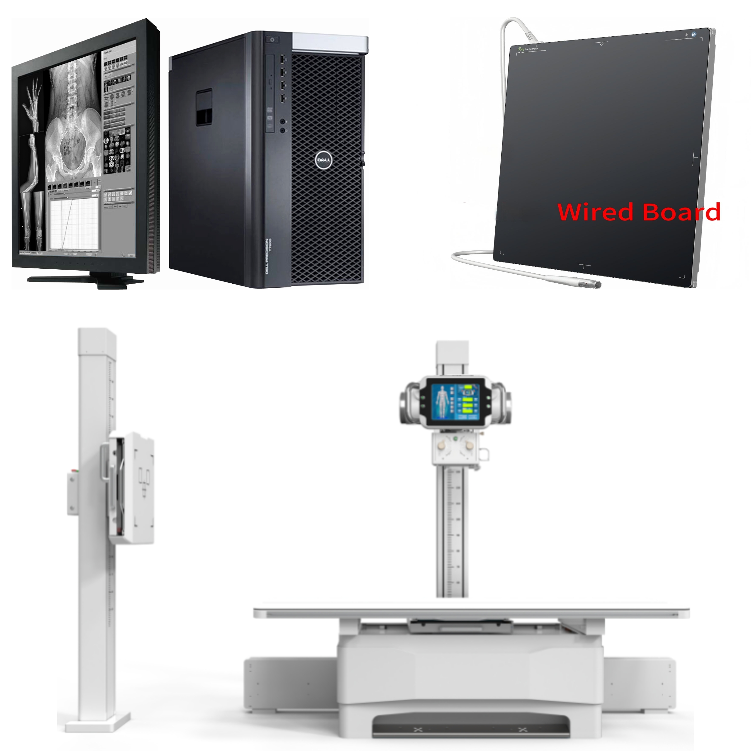 Double Column Manual X-ray Simulator with 32kW 380V Generator-0