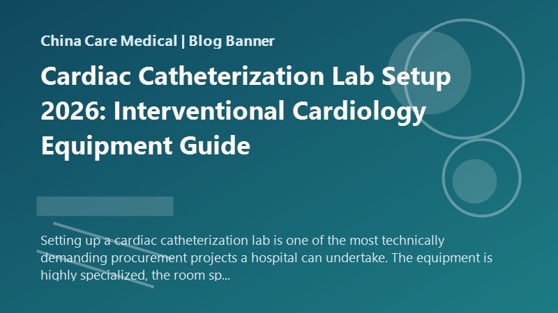 Cardiac Catheterization Lab Setup 2026: Interventional Cardiology Equipment Guide