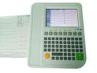 M&aacute;quina de ECG EKG 12 canales 12 derivaciones con pantalla LCD color TFT-1