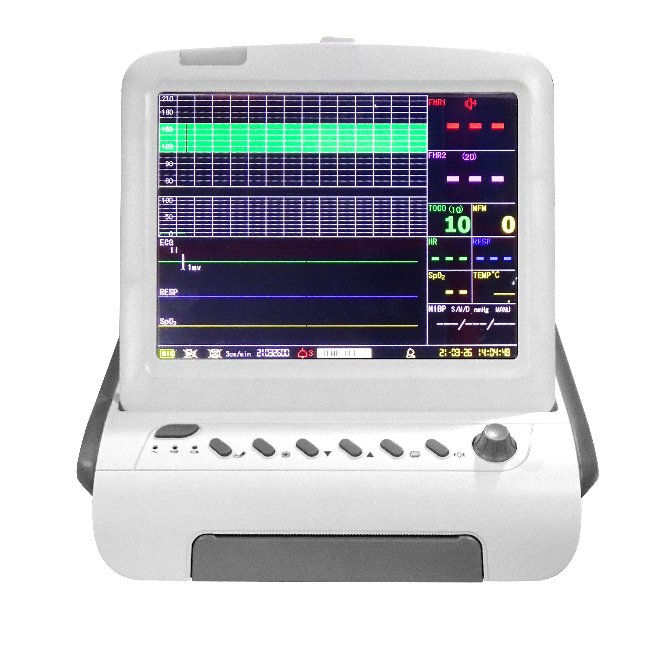 Monitor de embarazada y feto de 12,1"-4