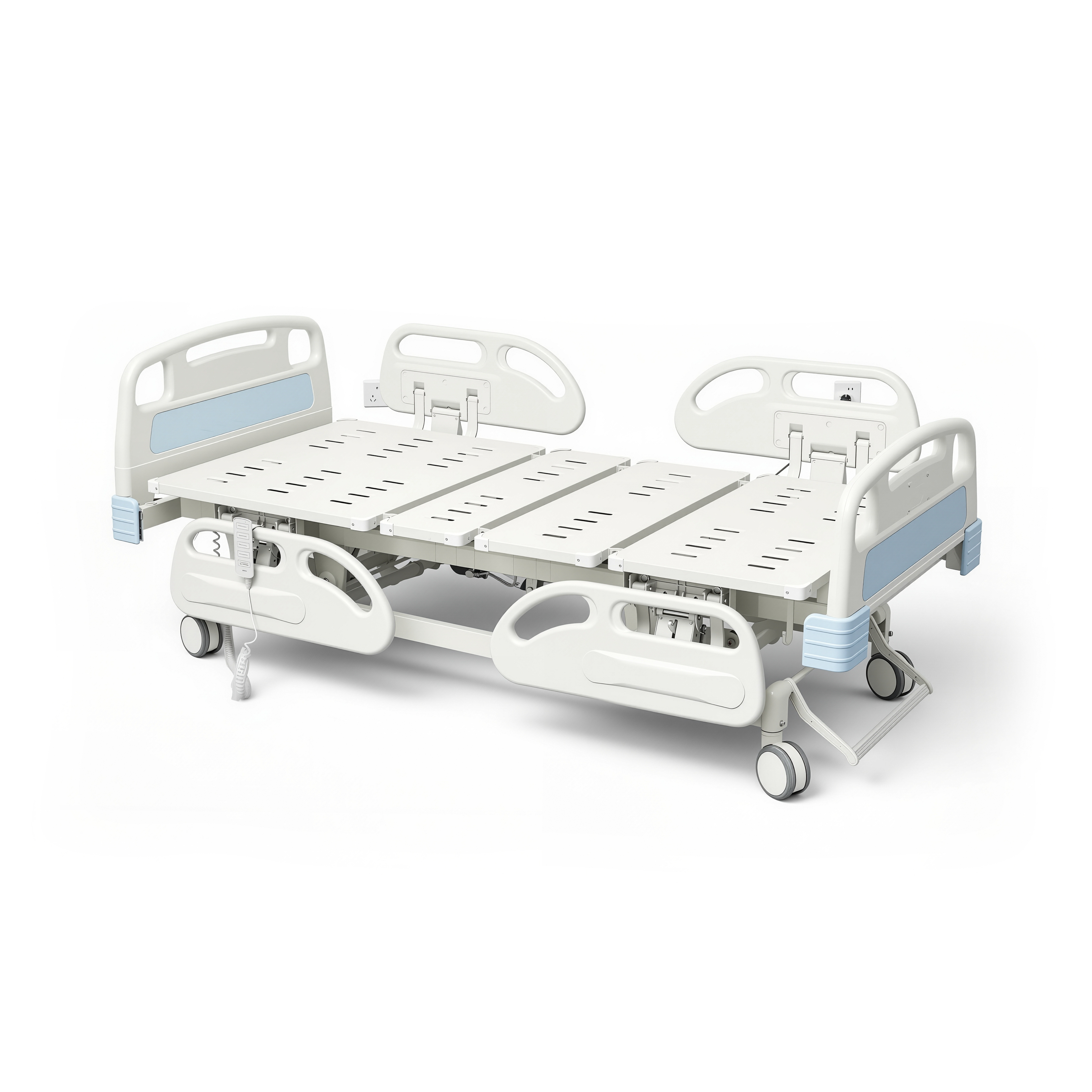 Cama el&eacute;ctrica hospitalaria de cinco funciones (cama de UCI)-1