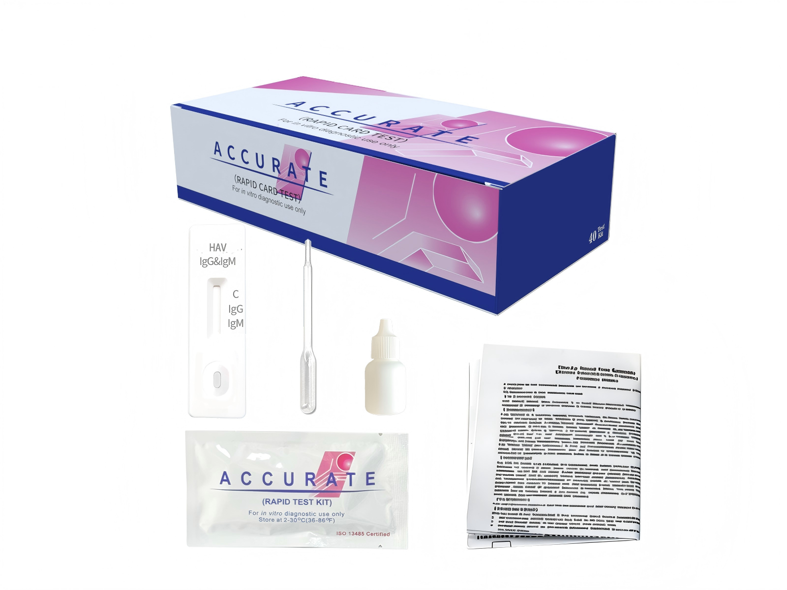 CRP Semi-Quantitative Rapid Test Cassette, 25 tests/box-0