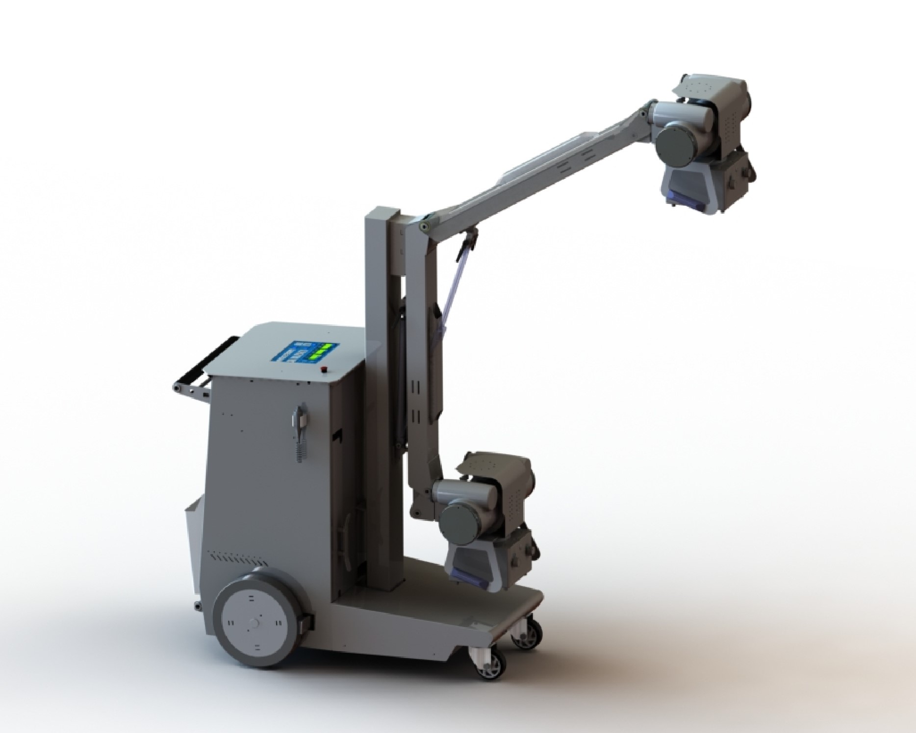M&aacute;quina de rayos X m&oacute;vil de 220V, 20kW y 320mA-2