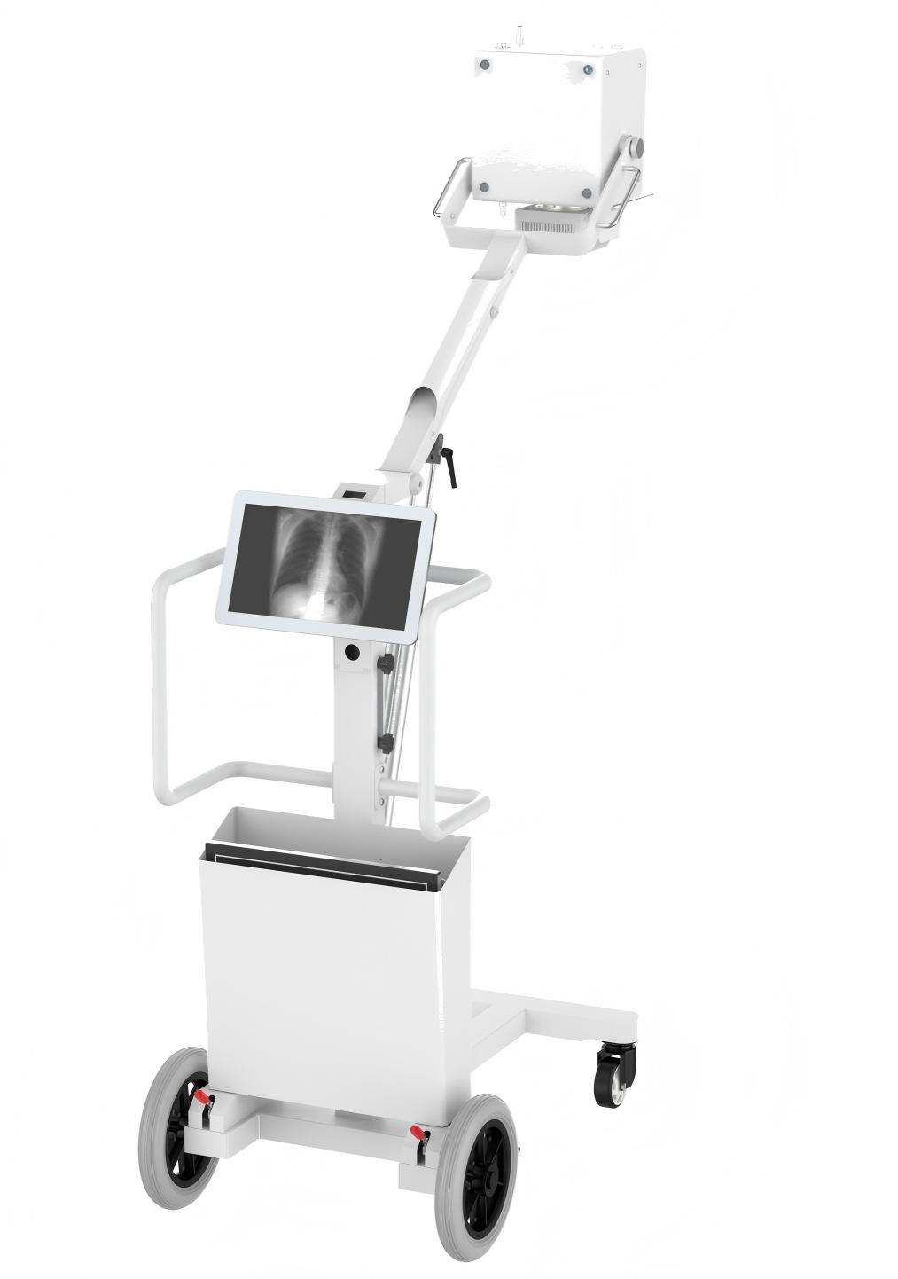 M&aacute;quina de rayos X de almacenamiento de energ&iacute;a port&aacute;til de 8 kW, 160 mA, 110/220 V (control de pantalla LCD de 10,4 pulgadas) con bater&iacute;a-2