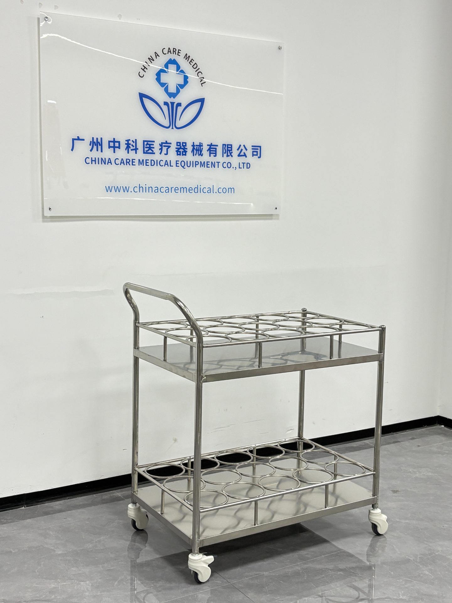 Carrito de hervidor de agua de acero inoxidable 304-3