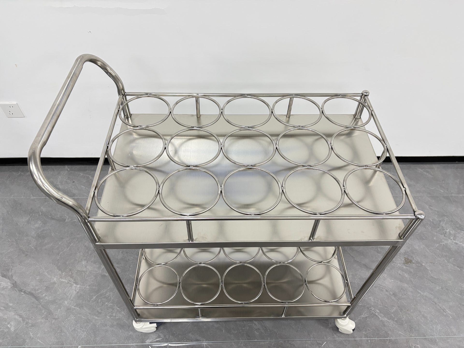 Carrito de hervidor de agua de acero inoxidable 304-4