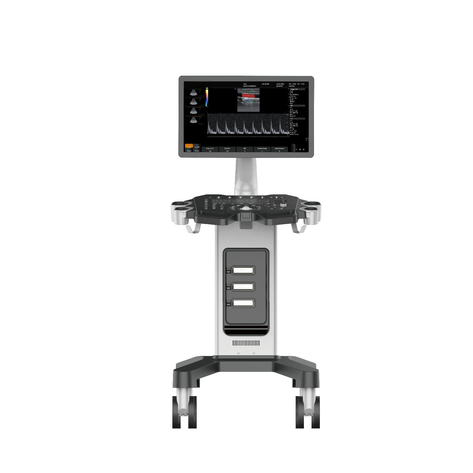 Mid-to-high-end trolley-style color ultrasound system-0
