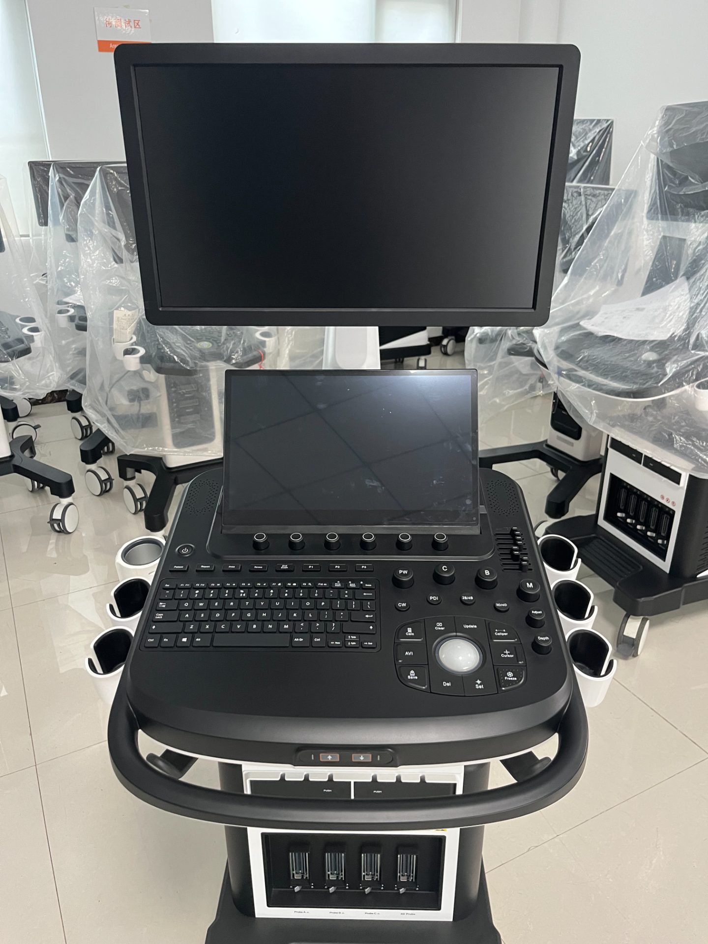 High-end trolley-style color ultrasound system-2