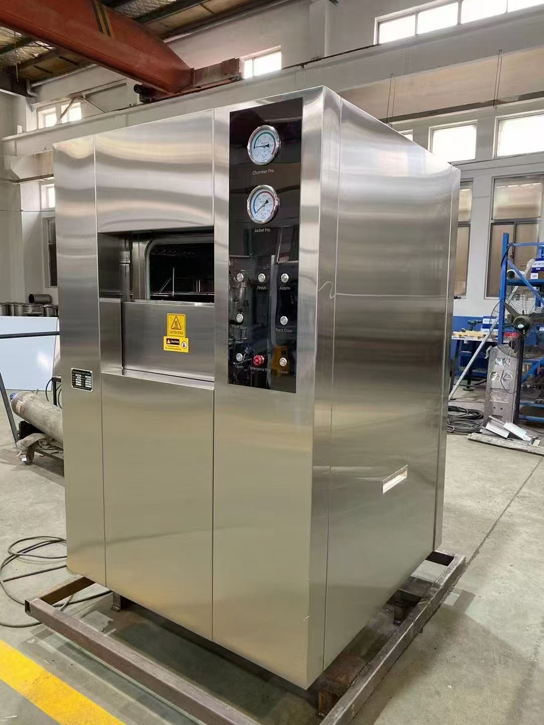 Double Door Fluctuation Vacuum Sterilizer with Sliding Door-3