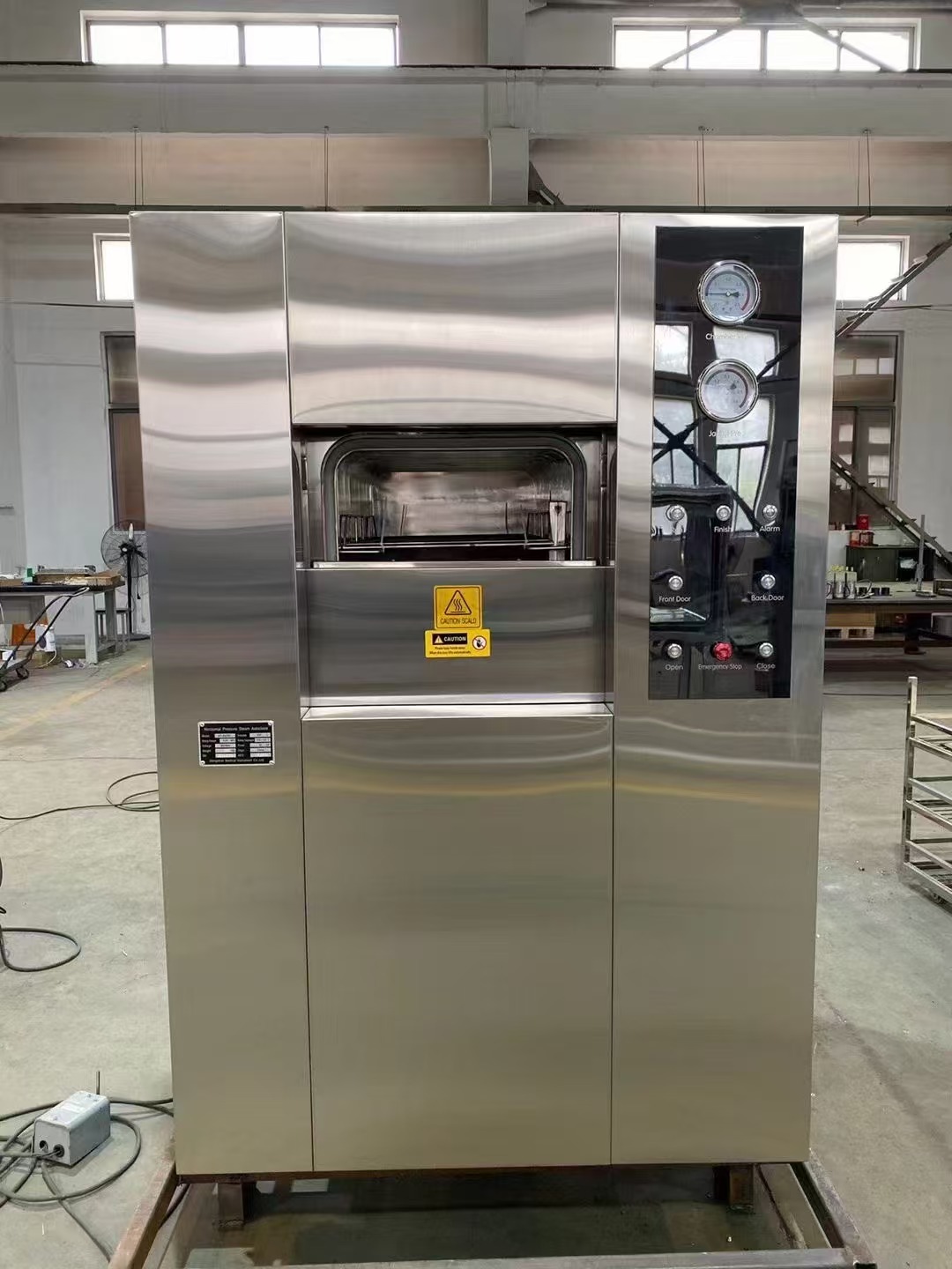 Double Door Fluctuation Vacuum Sterilizer with Sliding Door-4
