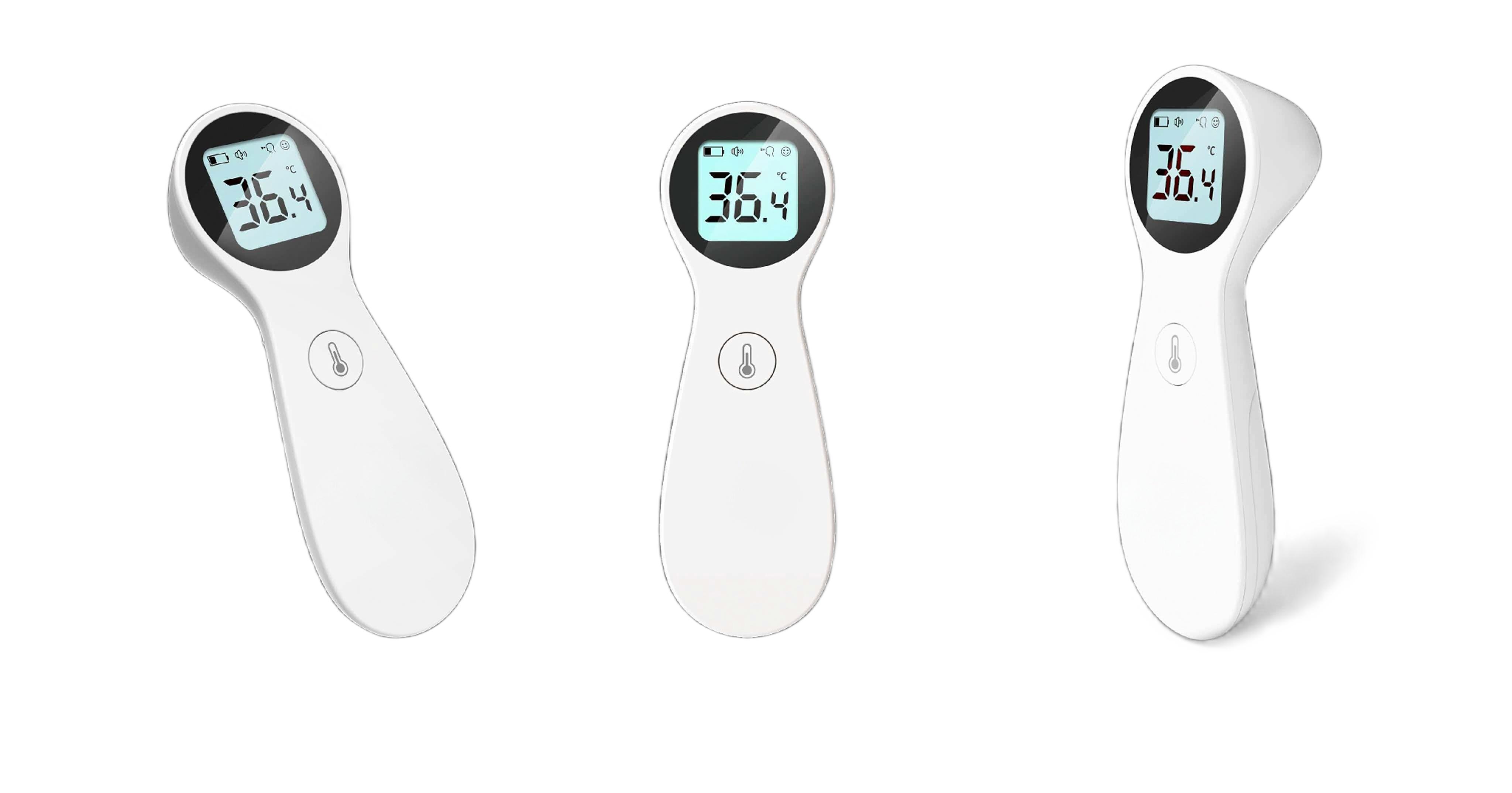 Medical Infrared Thermometer with LED, Measures Body and Object Temperature, &deg;C/&deg;F Switchable