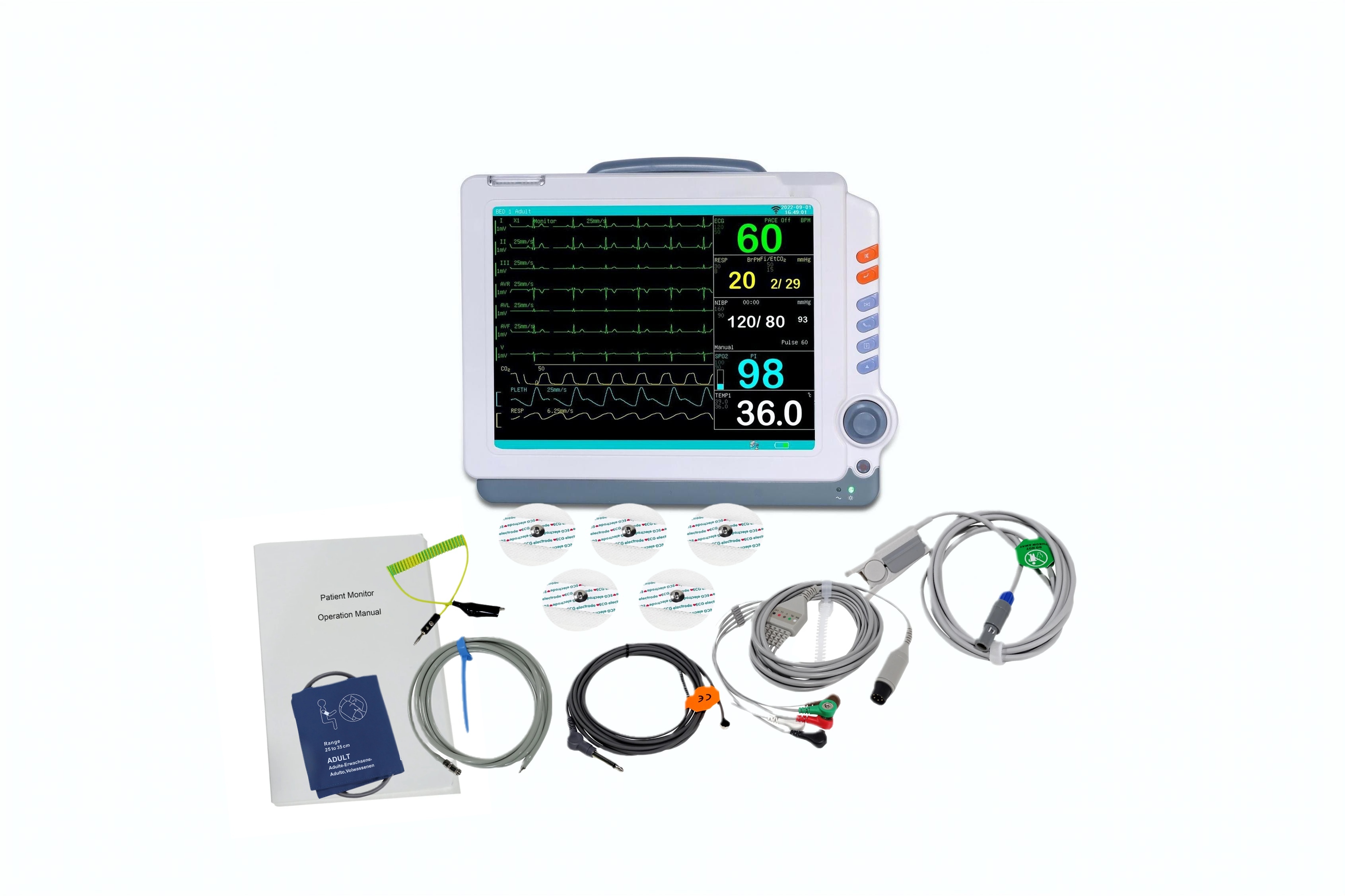 12.1 Inch 6 Multi Parameters Patient Monitor&nbsp;CCM8000