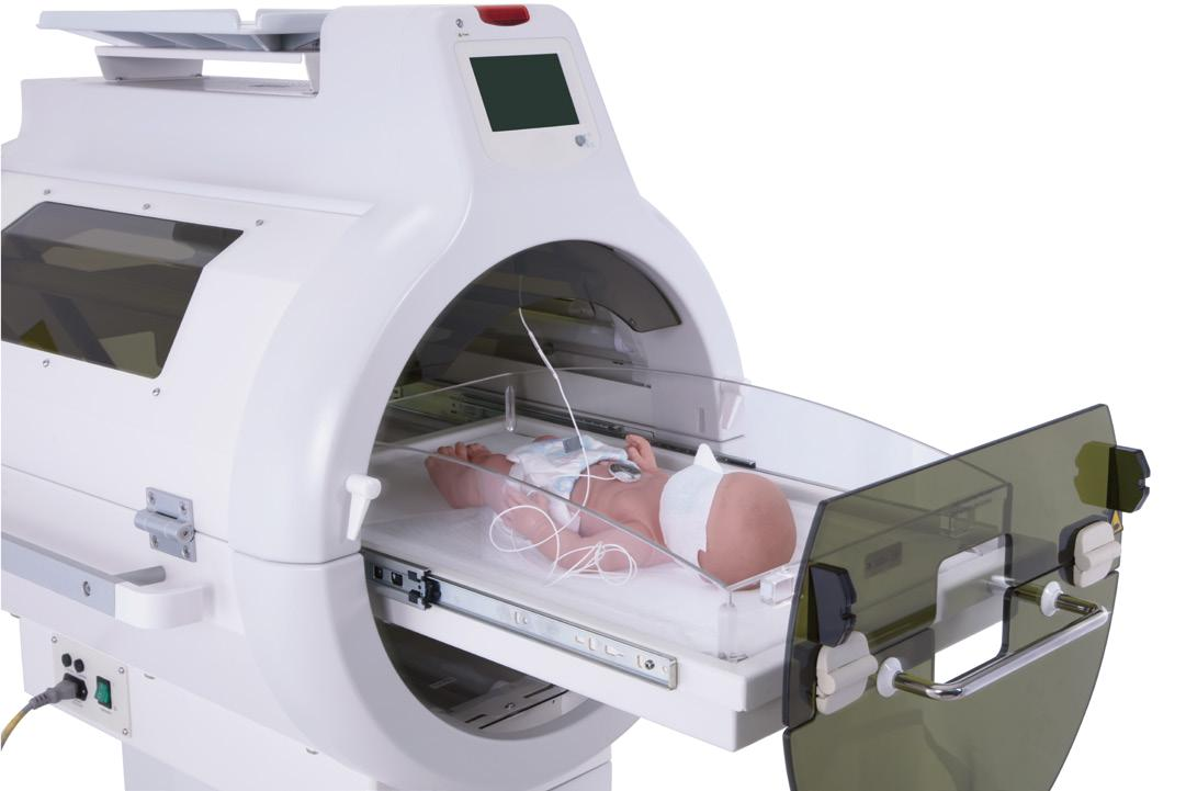 Neonatal bilirubin phototherapy equipment, standard configuration