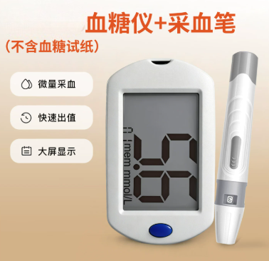 Blood glucose meter + lancing device (blood glucose test strips not included)&nbsp;C26100803