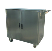 Stainless Steel Sealed Bottom-Loading Cart &ndash; Three-Tier Shelving&nbsp;C26100802