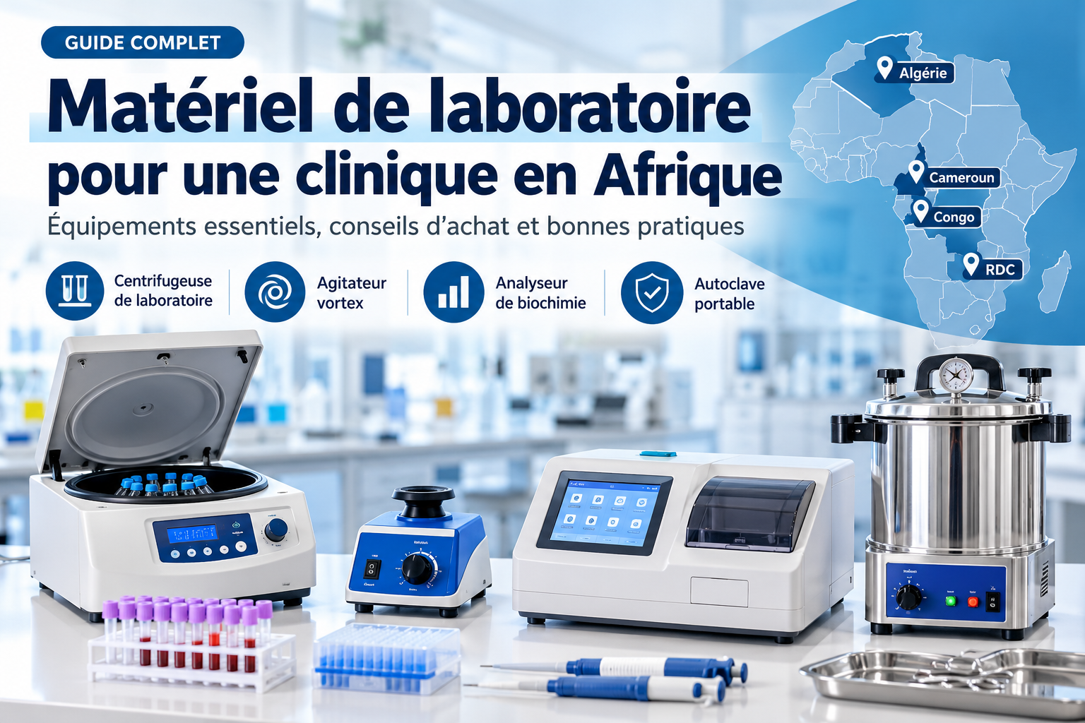Mat&eacute;riel de laboratoire pour clinique en Afrique | Guide