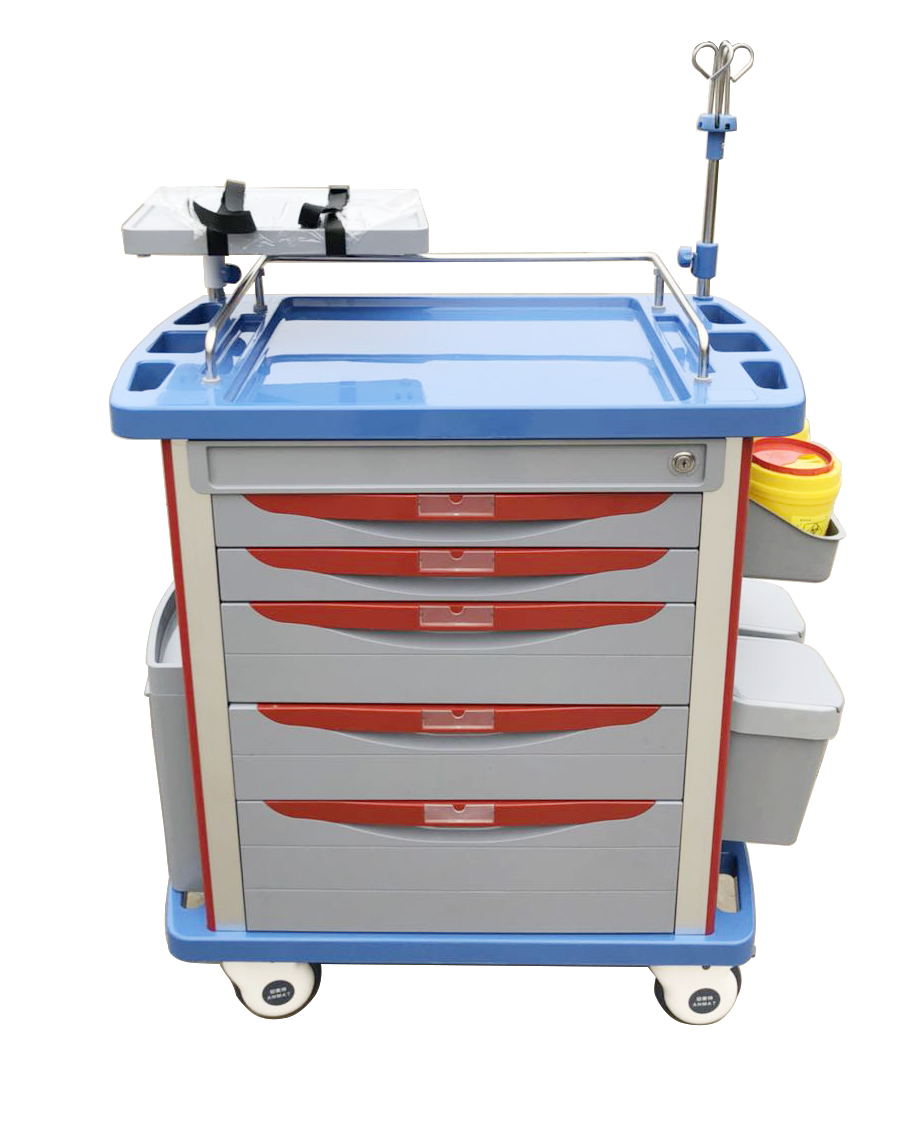 ABS Medical Anesthesia Cart with IV Pole&nbsp;CCF-F699