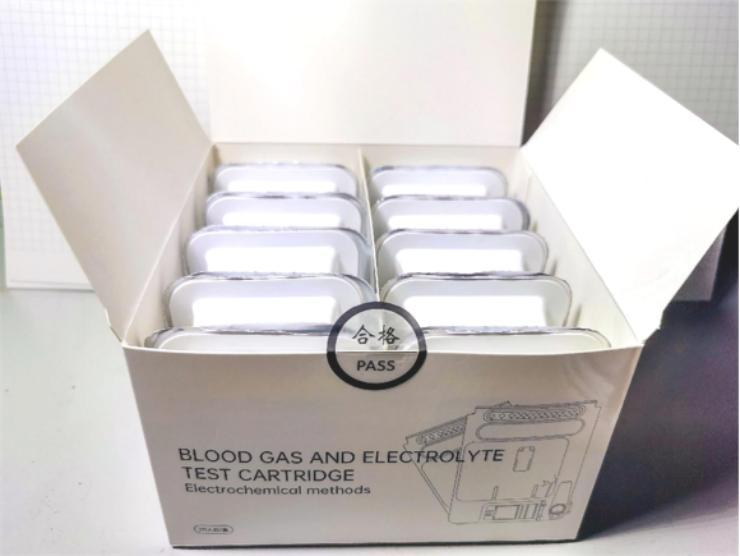10-parameter blood gas and electrolyte test card, 20 tests per box&nbsp;C26081202-4