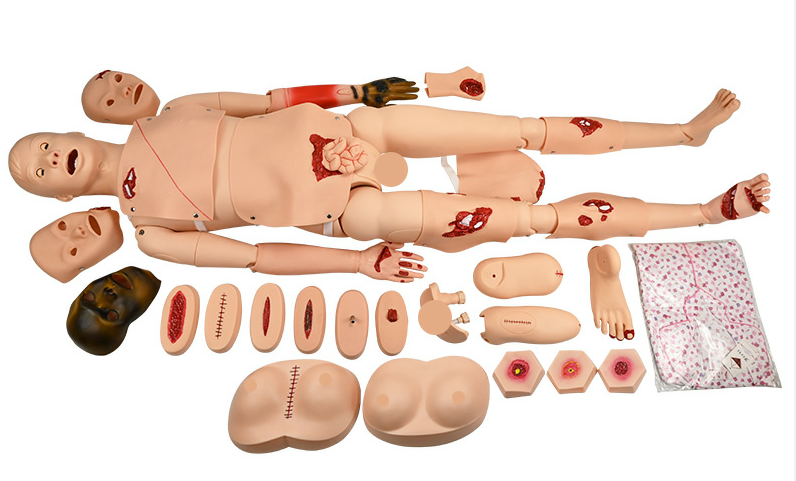 Advanced full-featured trauma and burn care mannequin-0