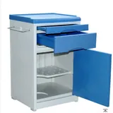 Armario de noche de acero con panel superior ABS