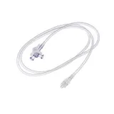 PVC extension tubing for intravenous infusion, plastic bag