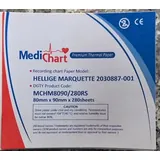 Papel de registro ECG de 80mm&times;90mm para m&aacute;quina de ECG de 3 canales