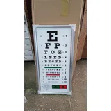 Caja de luz de tabla optom&eacute;trica LED 3 metros versi&oacute;n en ingl&eacute;s