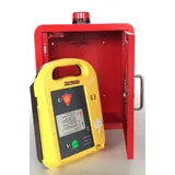 Armario de Pared para Desfibrilador Externo Autom&aacute;tico (DEA) de Primeros Auxilios con Alarma, Solo en color blanco