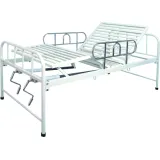 Stainless Steel and Steel Dual-Crank Nursing Bed