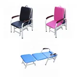 Silla plegable de acompa&ntilde;amiento de pacientes para hospitales