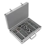 Kit de Lentes 104 Piezas Estuche de Aluminio Anillo Met&aacute;lico