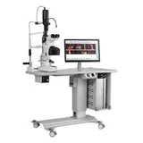 Microscopio de l&aacute;mpara de hendidura con c&aacute;mara digital y software (incluye mesa y ordenador)