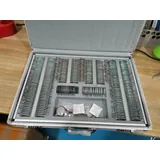 Kit de Lentes 266 Piezas Estuche de Aluminio con Aros Met&aacute;licos