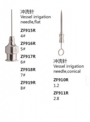 Vessel irrigation needle