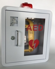 Alarm First Aid AED Defibrillator wall Cabinet Box Case